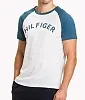 Белая хлопковая футболка Tommy Hilfiger 486 синий - вк