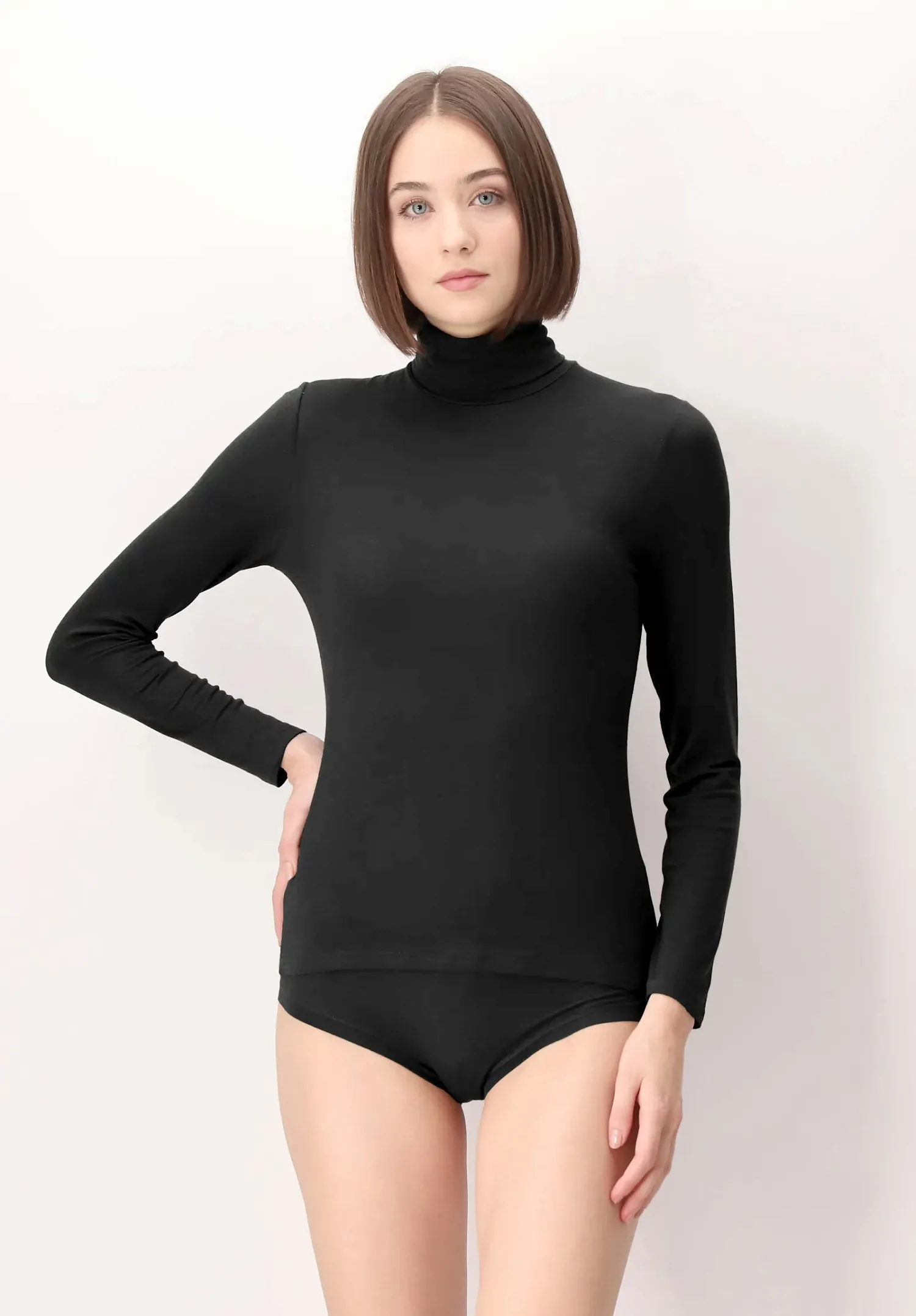Тонкий свитер Oroblu Perfect Cashmere - black #PRICE# - купить с доставкой по Москве, России, оплата при получении