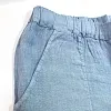 Итальянские брюки LFDL 100% лён 900 - 410 голубой