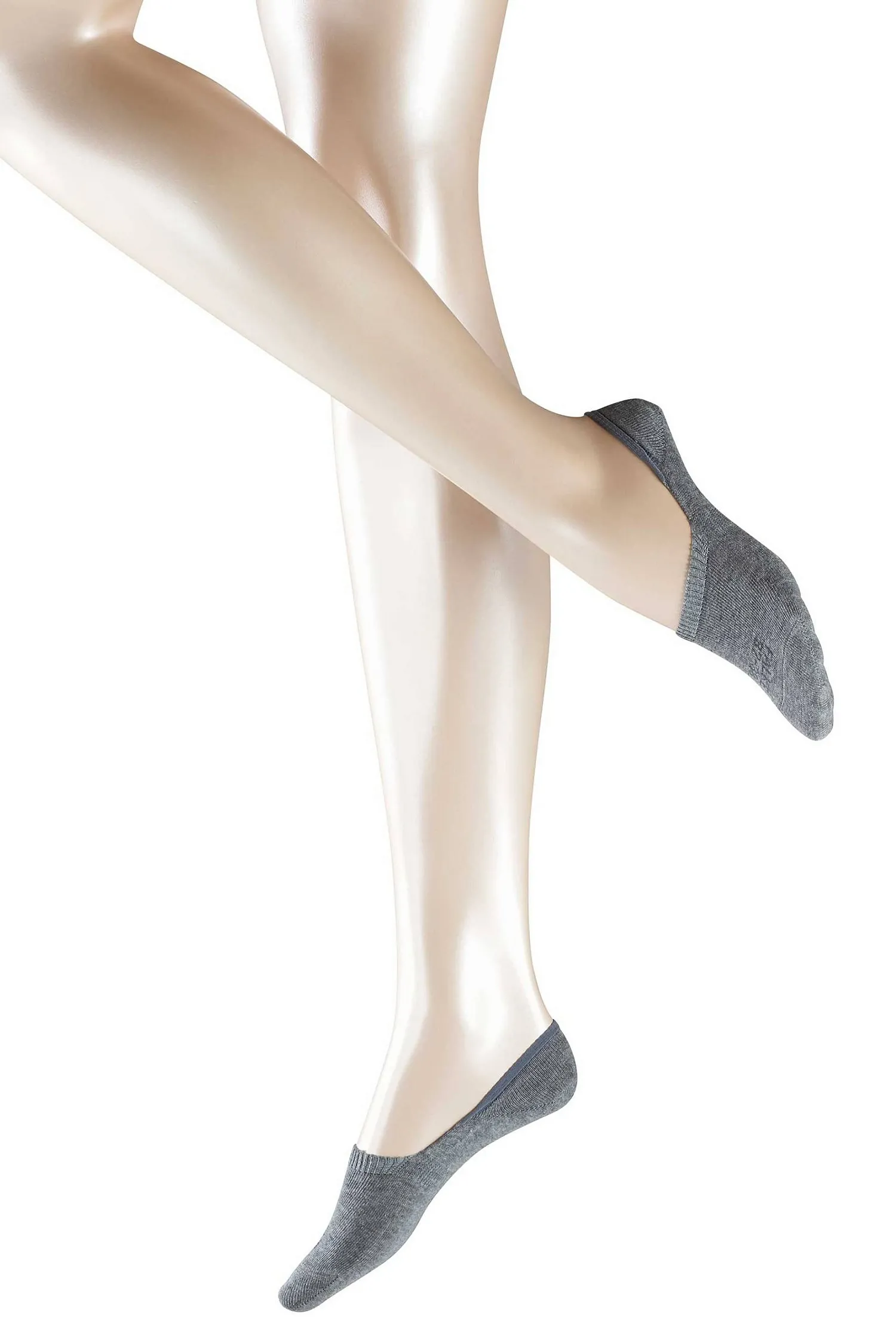 Хлопковые подследники Falke для закрытой обуви серые #PRICE# - купить с доставкой по Москве, России, оплата при получении