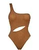 Слитный купальник Watercult 8072209 Textured Basics корица