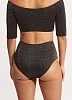 Высокие плавки Seafolly Poolside 40673-959 - сепия