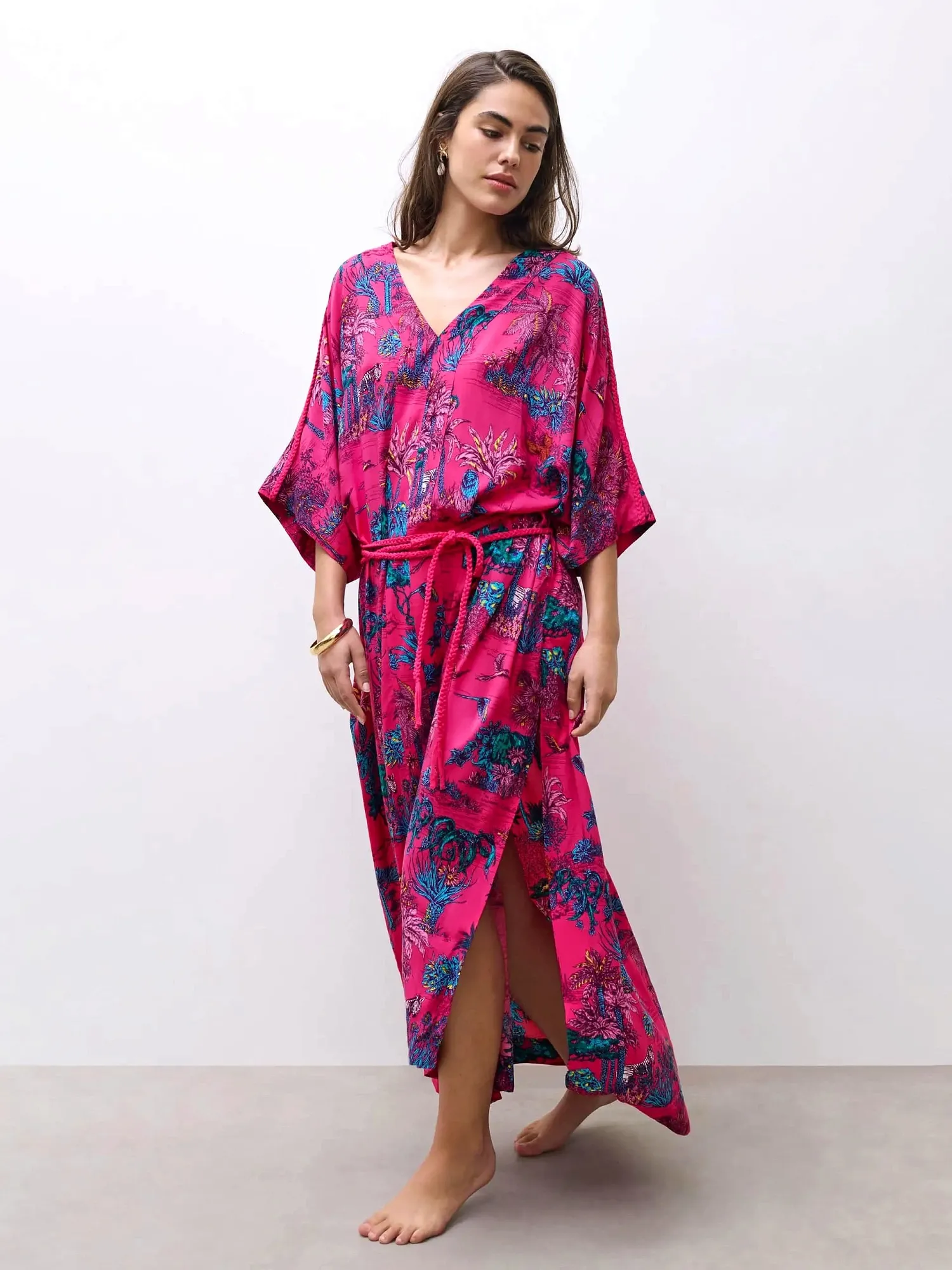 Длинное платье Chantelle Influence C18RW1 A10 - розовое #PRICE# - купить с доставкой по Москве, России, оплата при получении