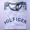 Белая хлопковая футболка Tommy Hilfiger 486 синий - вк