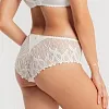 Кружевные трусы-шорты Louisa Bracq Julia 477 40 WHT