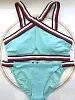 Плавки купальника Tommy Hilfiger 927 голубые - открытые