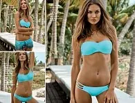 Бандо ПилиКью красиво сидят, приподнимают и поддерживают грудь. Завязки сзади позволяют регулировать объем купальника