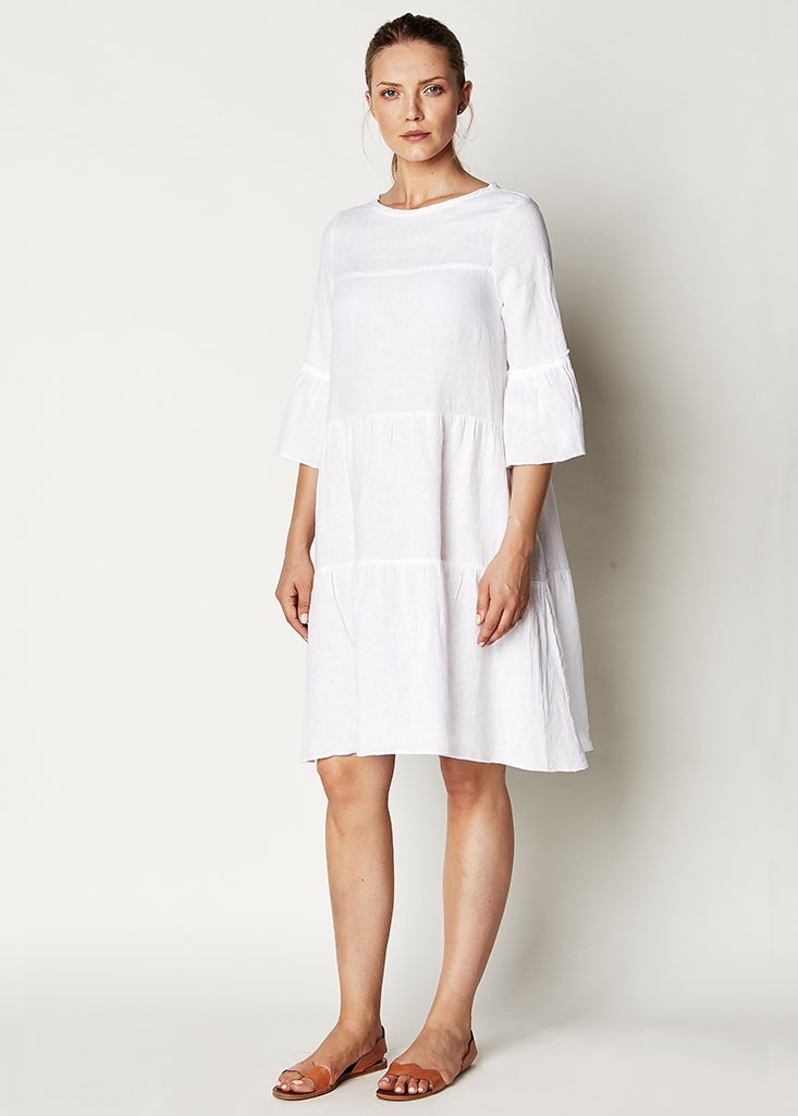 Платье La Fabbrica Del Lino 909 04 - белый