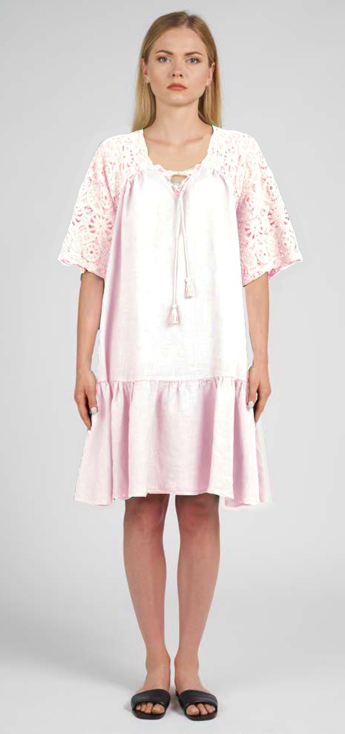 Платье La Fabbrica Del Lino 20313 04 - белый