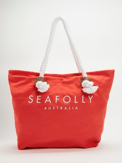 Пляжная сумка Seafolly 71147-BG - красная