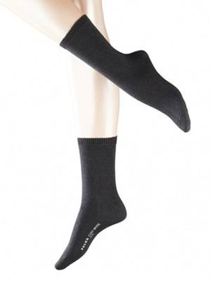 Женские носки Falke Soft Merino темно-серые  купить с доставкой и примеркой