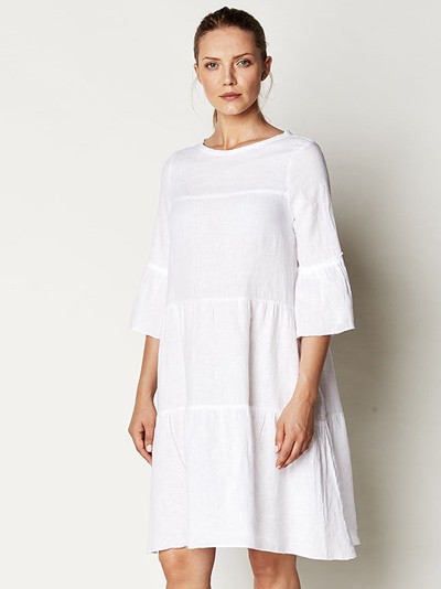 Платье La Fabbrica Del Lino 909 04 - белый 