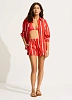 Шорты Seafolly в полоску красные