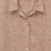 Рубашка льняная Portofino Batista Enzy - табак