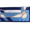 Итальянский платок Адмирал - синий 90×90, 100% шёлк