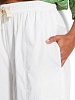 Хлопковые брюки Seafolly Beach Edit 54587-PA - белый