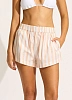 Шорты Seafolly в бежевую полоску
