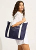 Сумка Seafolly пляжная канвас - true navy