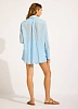 Рубашка Seafolly Crinkle 55428 - голубая